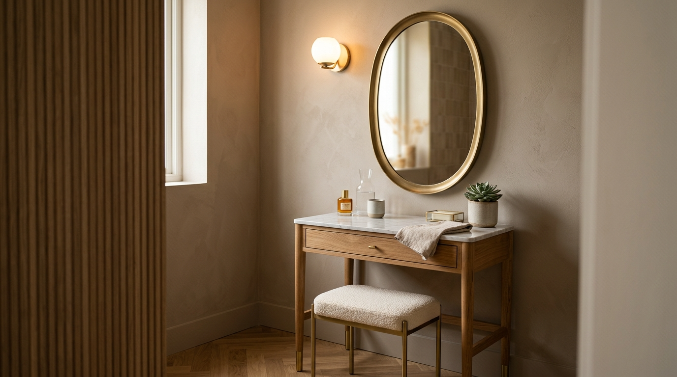 Use vintage inspired mirrors for charm